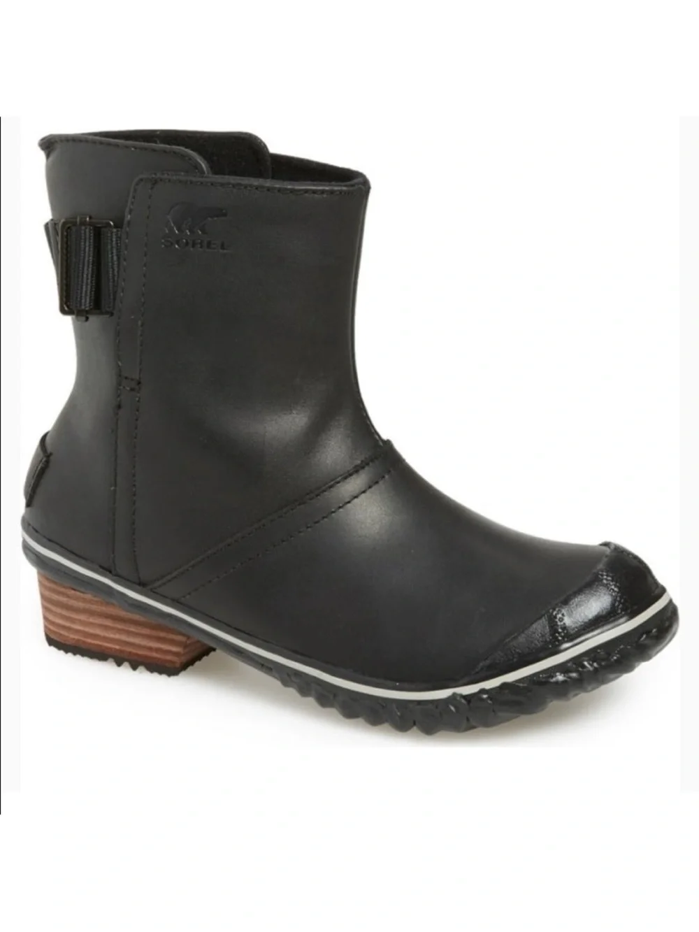 Sorel Slimboot Short Pull-On Boots Size 10 Black